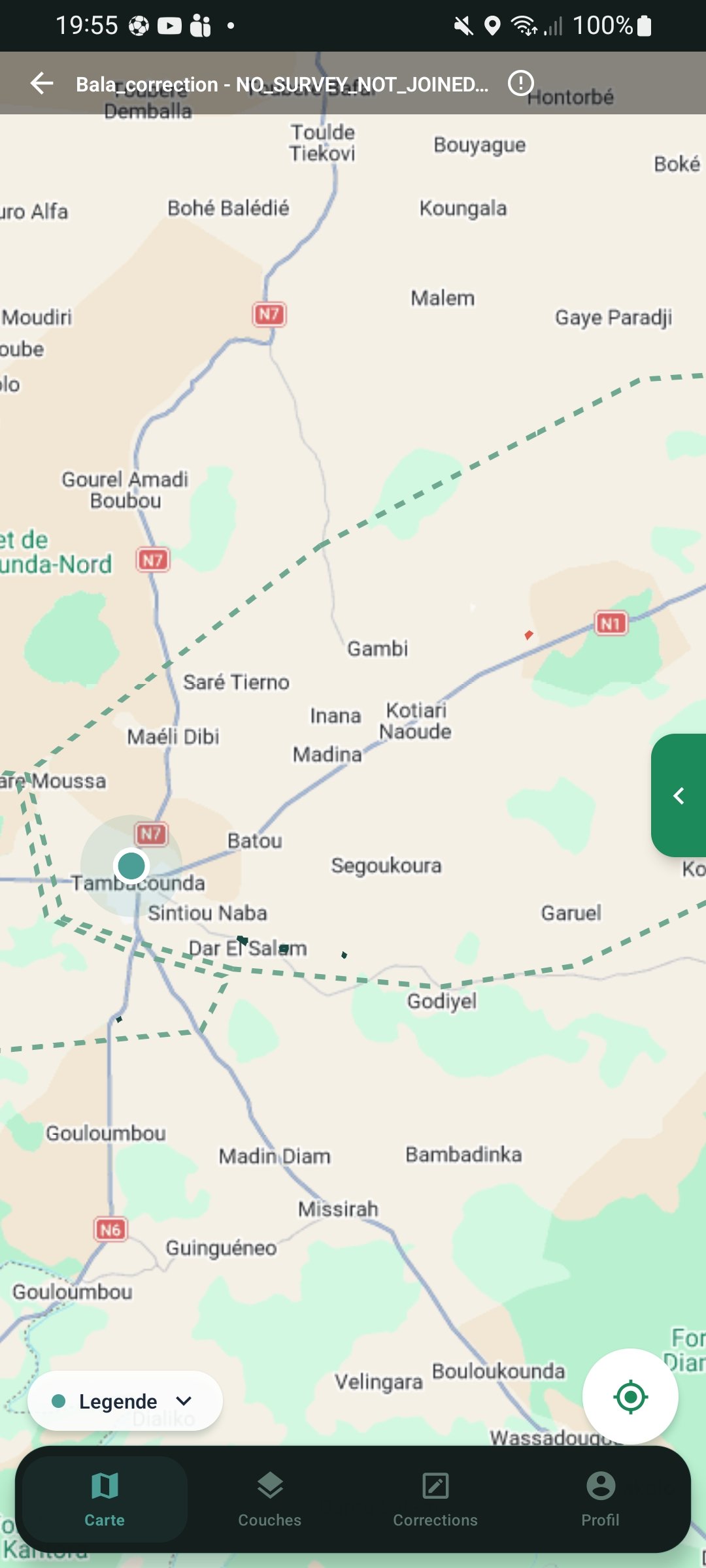 Application mobile Andafar